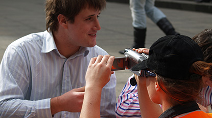 Under surveillance, socially engaged, performance art